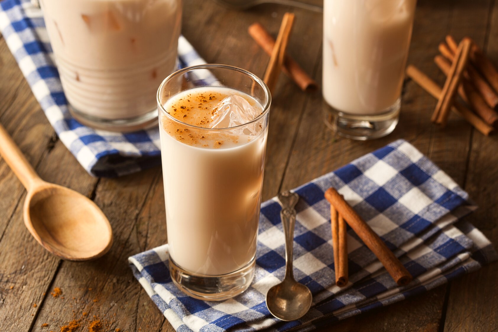 Homemade Horchata with Cinnamon